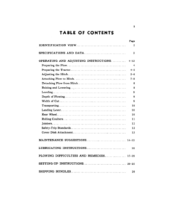 Alternative view of John Deere 814 Integral Moldboard Plow Operator's Manual (OMA681255)