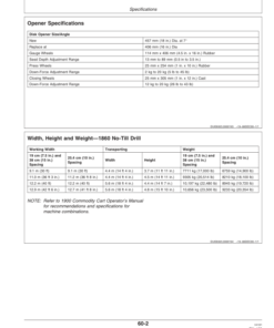Alternative view of John Deere 1860 No-Till Air Drill Operator's Manual (OMA69235)