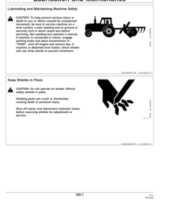 Alternative view of John Deere 1900 Commodity Air Cart North America Operator's Manual (OMA69931)