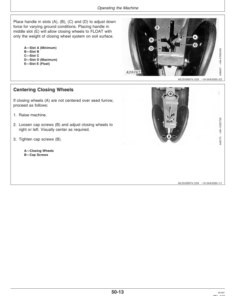 Alternative view of John Deere 1770 Drawn Planter (695101- ) Operator's Manual (OMA70308)