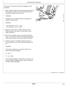 Alternative view of John Deere 1770 Drawn Planters (695101-) Operator's Manual (OMA70310)