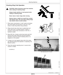 Alternative view of John Deere 1890 No-Till Air Drill North America (700101-705100) Operator's Manual (OMA71096)