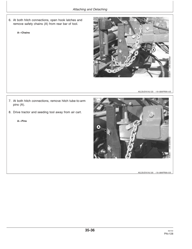 John Deere 1910 Commodity Air Cart (Ground Driven) North America (695101-695999) Operator's Manual (OMA72117) - Image 2
