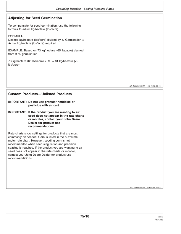 John Deere 1910 Commodity Air Cart (Ground Driven) North America (695101-695999) Operator's Manual (OMA72117) - Image 3