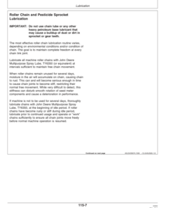 Alternative view of John Deere 1700, 1730 Integral Planters (700101-700999) Operator's Manual (OMA72764)