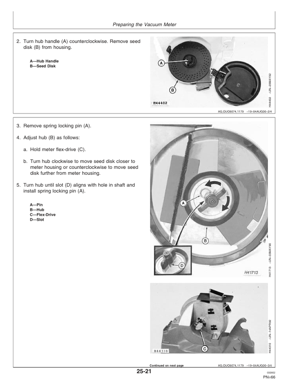 John Deere 1750 Drawn Planters (700101-715999) (4R - 6N - 6W - 8N) Operator's Manual (OMA72766) - Image 4