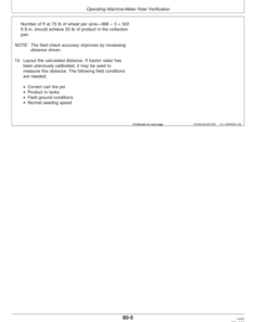 Alternative view of John Deere 1900 Commodity Air Cart North America Operator's Manual (OMA74085)