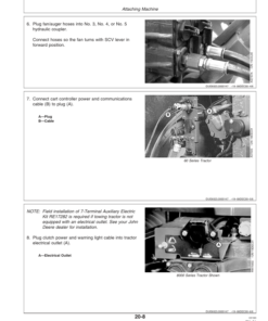 Alternative view of John Deere 1895 SFP No-Till Air Drill North America (7100101-705100) Operator's Manual (OMA74648)