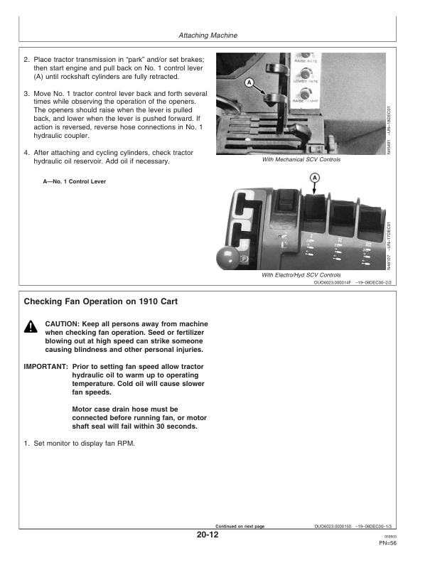 John Deere 1895 SFP No-Till Air Drill North America (7050101-710100) Operator's Manual (OMA77489) - Image 3