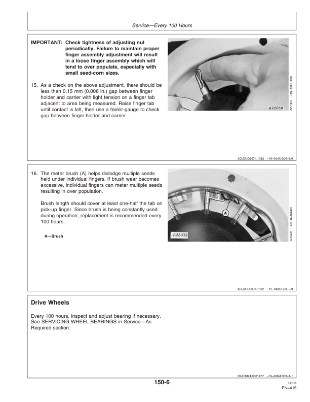 John Deere 1700 & 1730 Integral Planters North America & Australia Edition Standard Units (705101-715999) Operator's Manual (OMA82860) - Image 4