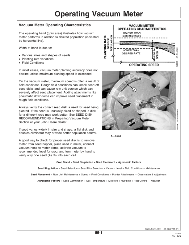 John Deere 1700 & 1730 Integral Planters Mexico Edition Metric Units (705101-715999) Operator's Manual (OMA82866) - Image 2