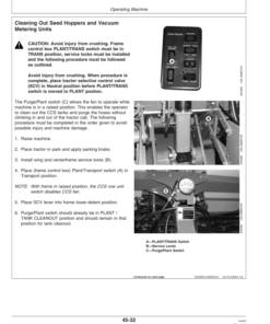 Alternative view of John Deere 1770NT 24-Row CCS Pro-Series Planter with XP Row Units Operator's Manual (OMA83931)