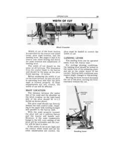 Alternative view of John Deere 810 Integral 3-Bottom Special Trash Plow Operator's Manual (OMA85258)