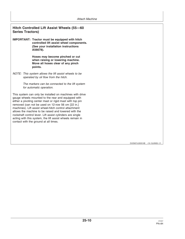 John Deere 1700, 1710, 1720 & 1730 Integral Planter North America & Australia Edition (725101-730100) Operator's Manual (OMA85375) - Image 4