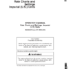 John Deere Rate Charts & Settings Standard Units (725101-735100 ) Operator's Manual (OMA85407)