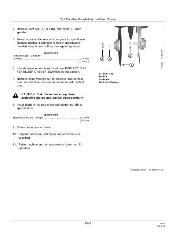 John Deere 1750, 1770 12R, 1780 Planters (725101-725999) Operator's Manual (OMA85423) - Image 2