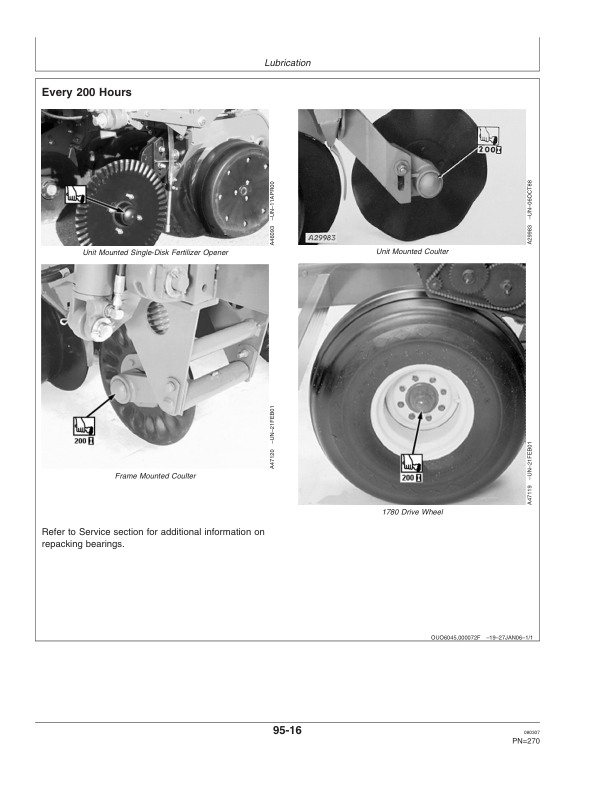 John Deere 1750, 1770 12R, 1780 Planters (725101-725999) Operator's Manual (OMA85423) - Image 3