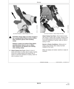 Alternative view of John Deere 1830 & 1835 Flex Air Hoe Drill North America (730101-735100) Operator's Manual (OMA86887)