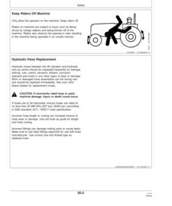 Alternative view of John Deere 1870 Air Hoe Drill North America (730101-735100) Operator's Manual (OMA87028)