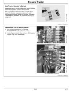 Alternative view of John Deere 730 Level Lift Air Disk Drill North America (730101-735100) Operator's Manual (OMA87843)