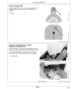 Alternative view of John Deere 1700, 1710 & 1730 Integral Planters North America & Australia Edition (735101-740100) Operator's Manual (OMA88554)