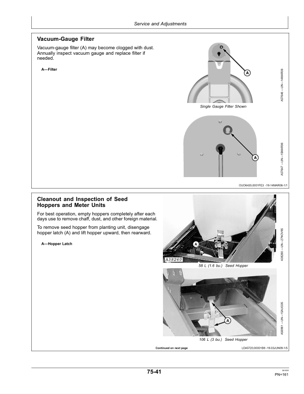 John Deere 1700, 1710 & 1730 Integral Planters North America & Australia Edition (735101-740100) Operator's Manual (OMA88554) - Image 2