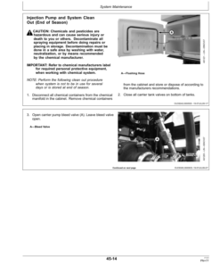 Alternative view of John Deere Central Insecticide System (735101-) Operator's Manual (OMA88831)