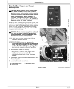 Alternative view of John Deere 1790 Front-Fold Planters (735101-) Operator's Manual (OMA88836)