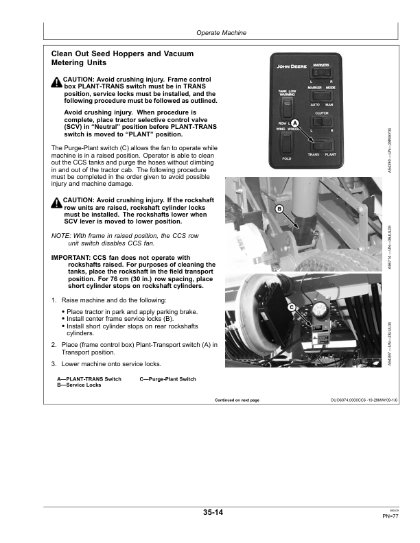 John Deere 1790 Front-Fold Planters (735101-) Operator's Manual (OMA88836) - Image 2