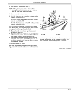 Alternative view of John Deere Rate Charts & Settings Standard Units (740101- ) Operator's Manual (OMA89866)