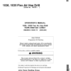 John Deere 1830 & 1835 Flex Air Hoe Drill North America (740101-745100) Operator's Manual (OMA90034)