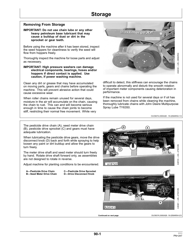 John Deere 1720, 1720 CCS Integral Planters (740101-) Operator's Manual (OMA90138) - Image 2