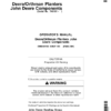 John Deere Components for Deere/Orthman Planters Worldwide Edition (740101-745100) Operator's Manual (OMA90150)