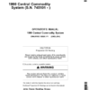 John Deere 1990 Central Commodity System North America (745101-750100) Operator's Manual (OMA91103)