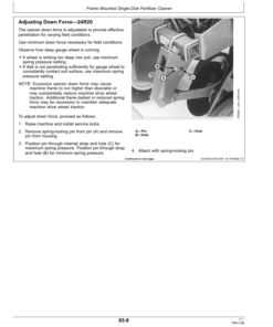 Alternative view of John Deere 1790 Front-Fold Planters (745101-) Operator's Manual (OMA91187)