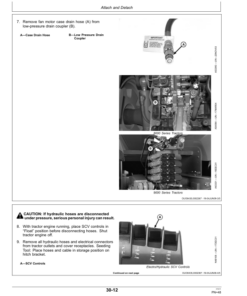 Alternative view of John Deere 1870 Air Hoe Drill North America (745101-750100) Operator's Manual (OMA91306)