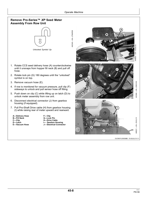 John Deere Components Metric Units for DB44, DB58, DB60, DB66, DB80, DB88, DB90, & DB120 Deere/Bauer Planters Worldwide Edition (745101-750100) Operator's Manual (OMA91942) - Image 3