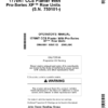 John Deere 1770NT CCS Pro-Series Planter 12/16/24 Row w/ XP Row Units Operator's Manual (OMA93501)