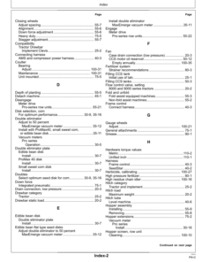 Alternative view of John Deere Components Standard Units for DB44, DB60, DB66, DB80, DB88, DB90, & DB120 Deere/Bauer Planters Worldwide Edition (750101-755100) Operator's Manual (OMA93546)