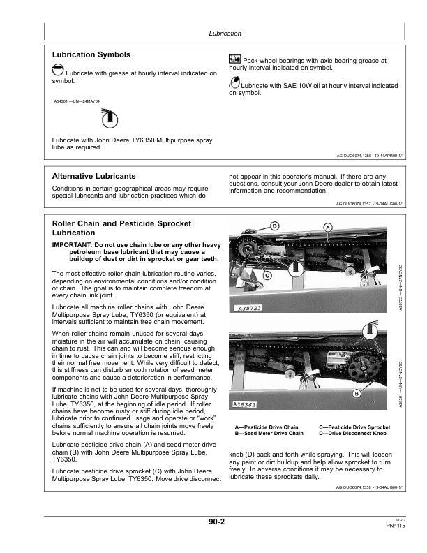 John Deere 1760, 1760NT Wing Fold Planters Operator's Manual (OMA96321) - Image 2