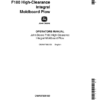 John Deere F180 High Clearance Integral Moldboard Plow Operator's Manual (OMA97560)