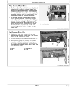 Alternative view of John Deere 1775 12-Row Planters North America & Australia (760101-765100) Operator's Manual (OMA97607)