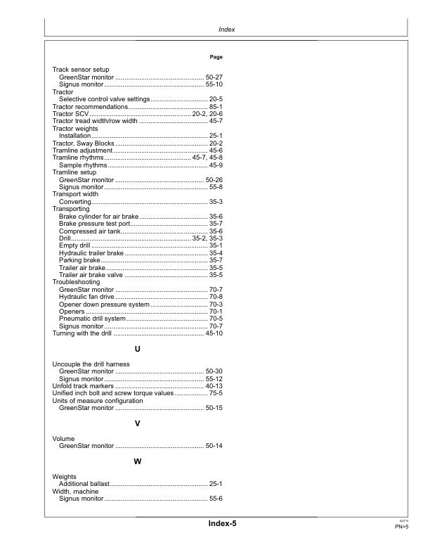 John Deere 750A Grain Drill Operator's Manual (OMA98160) - Image 2