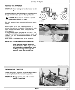 Alternative view of John Deere Tractors SE 6100, SE 6200, SE 6300, SE 6400 Operator's Manual (OMAL113183)