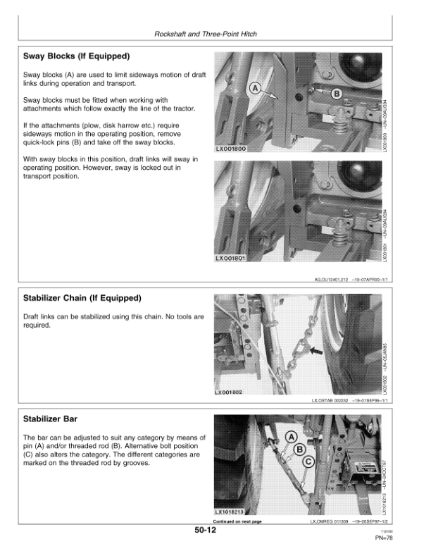 John Deere SE 6010, SE 6110, SE 6210, SE 6310 & SE 6410 Tractors Operator's Manual (OMAL116312) - Image 3