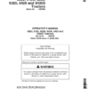 John Deere 6020, 6120, 6220, 6320, 6420, 6420S Tractors Operator's Manual (OMAL152760)