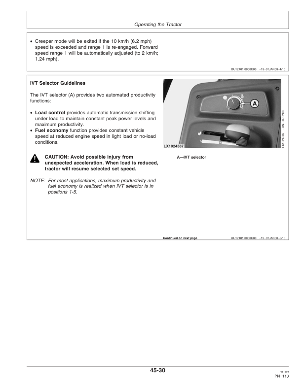 John Deere 6120, 6220, 6320, 6420, 6120L, 6220L, 6320L, 6420L & 6520L Tractors Operator's Manual (OMAL152844) - Image 2