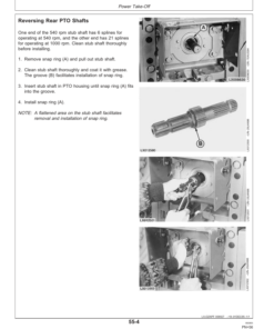 Alternative view of John Deere 6215 & 6515 Tractors Operator's Manual (OMAL162063)