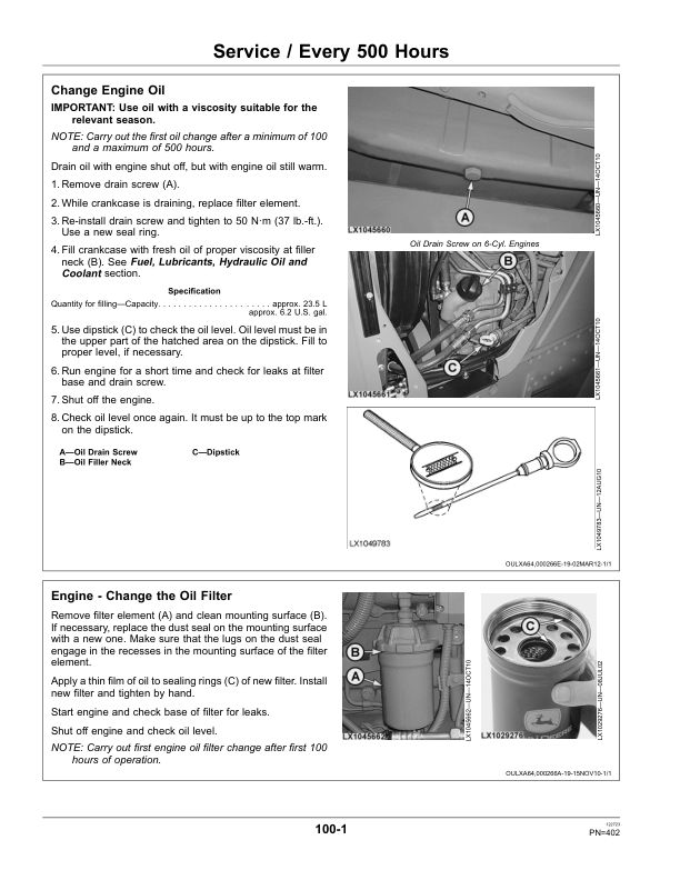 John Deere 6140R, 6150R, 6150RH, 6170R, 6190R, 6210R Tractors (North America) Operator's Manual (OMAL211531) - Image 4