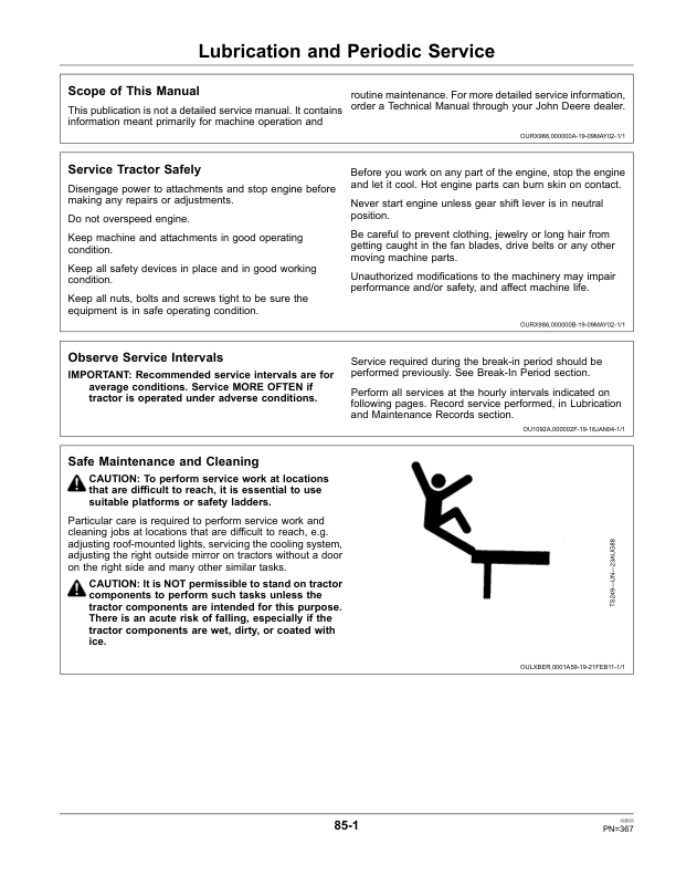 John Deere 6140R, 6150R, 6150RH, 6170R, 6190R, 6210R Tractors (North America / Export) Operator's Manual (OMAL211534) - Image 3